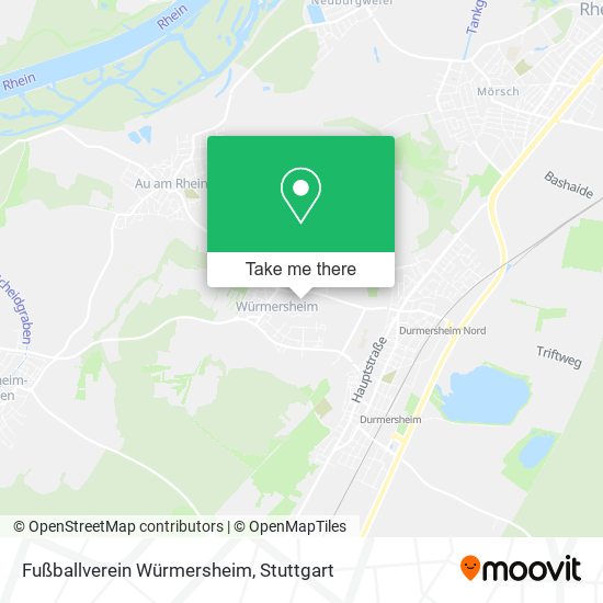 Fußballverein Würmersheim map