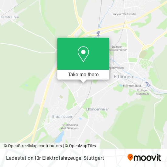 Ladestation für Elektrofahrzeuge map