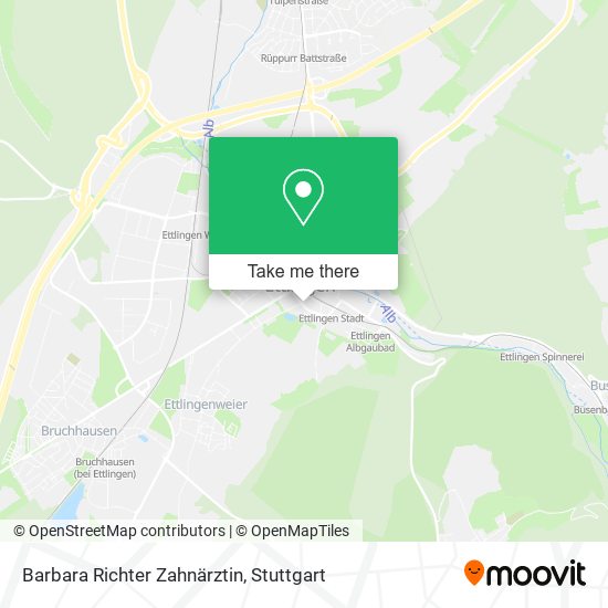 Barbara Richter Zahnärztin map
