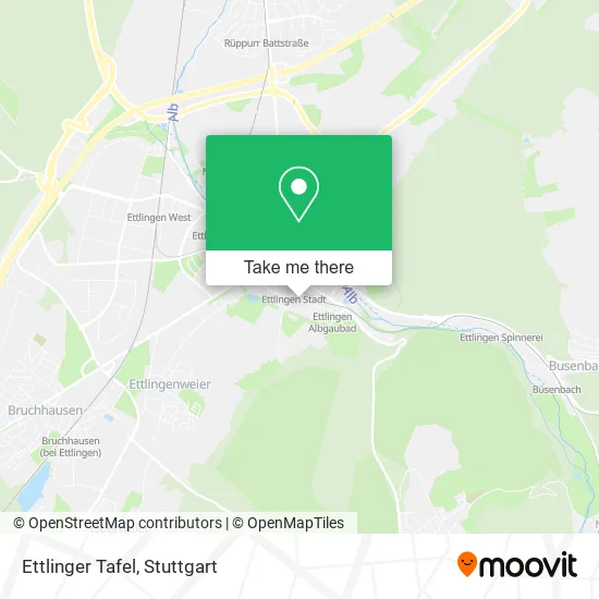 Карта Ettlinger Tafel