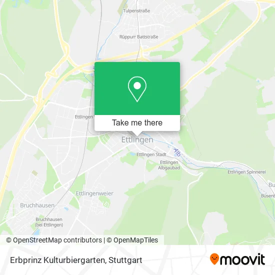 Карта Erbprinz Kulturbiergarten