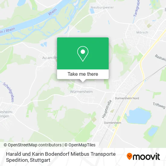 Карта Harald und Karin Bodendorf Mietbus Transporte Spedition