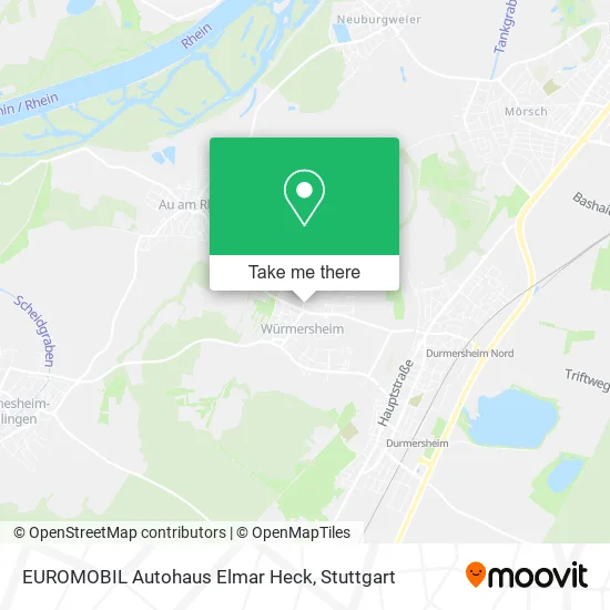 Карта EUROMOBIL Autohaus Elmar Heck