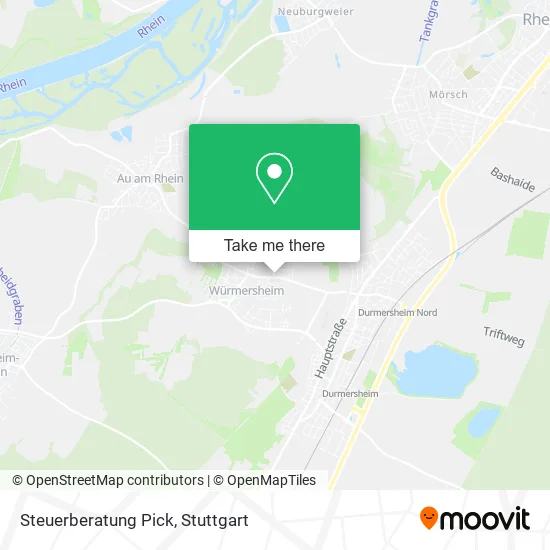 Карта Steuerberatung Pick