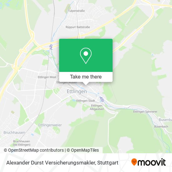 Alexander Durst Versicherungsmakler map
