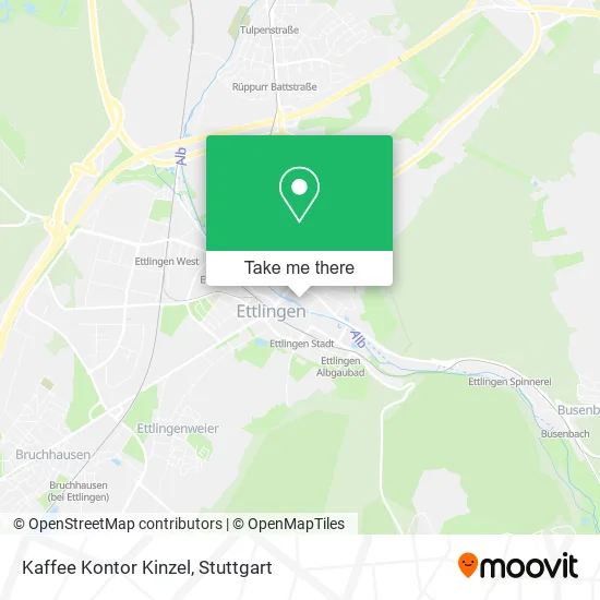 Карта Kaffee Kontor Kinzel