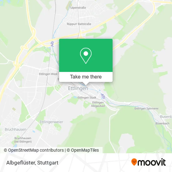 Карта Albgeflüster