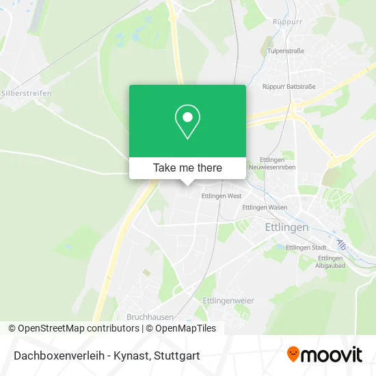Карта Dachboxenverleih - Kynast