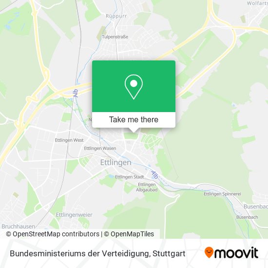 Bundesministeriums der Verteidigung map