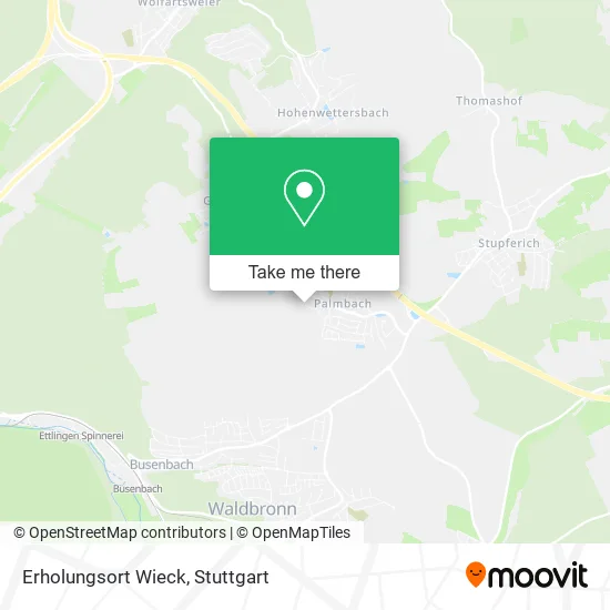 Карта Erholungsort Wieck