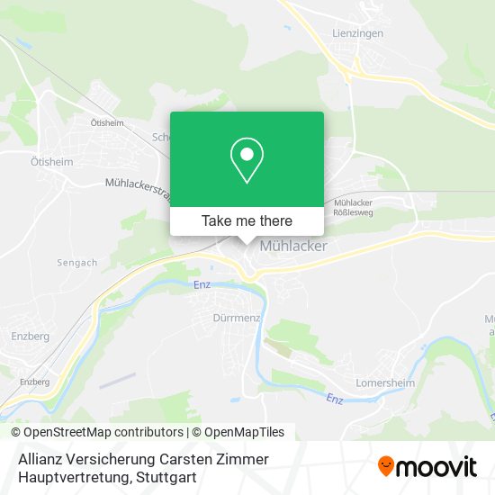 Allianz Versicherung Carsten Zimmer Hauptvertretung map
