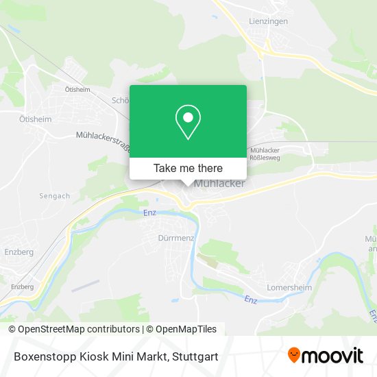 Boxenstopp Kiosk Mini Markt map