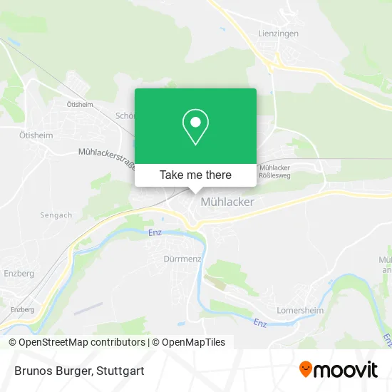 Карта Brunos Burger