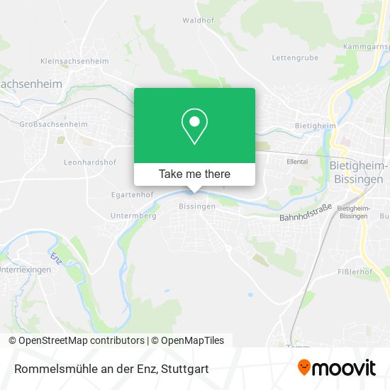 Rommelsmühle an der Enz map