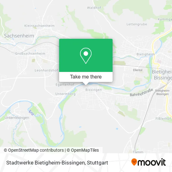 Карта Stadtwerke Bietigheim-Bissingen