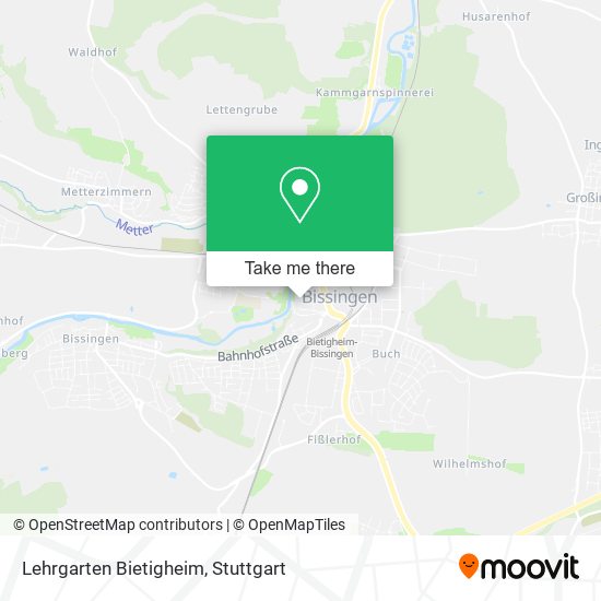 Lehrgarten Bietigheim map
