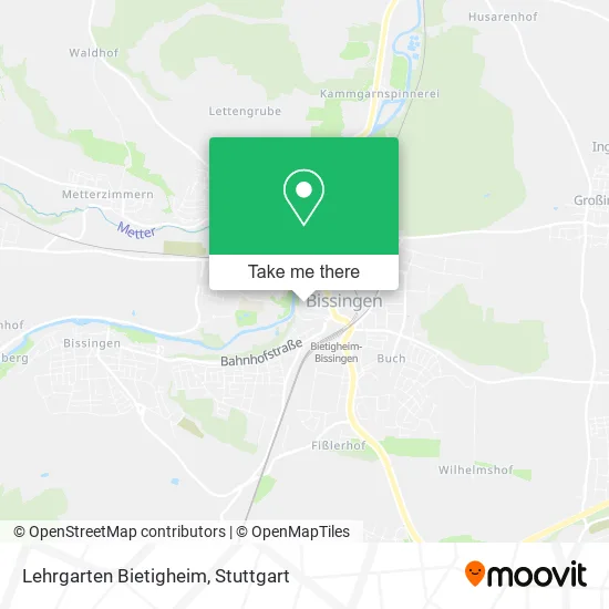 Карта Lehrgarten Bietigheim