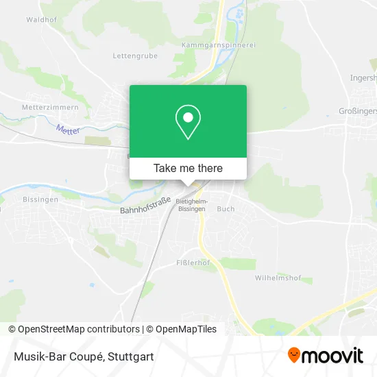 Карта Musik-Bar Coupé