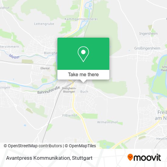 Avantpress Kommunikation map