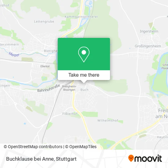Карта Buchklause bei Anne