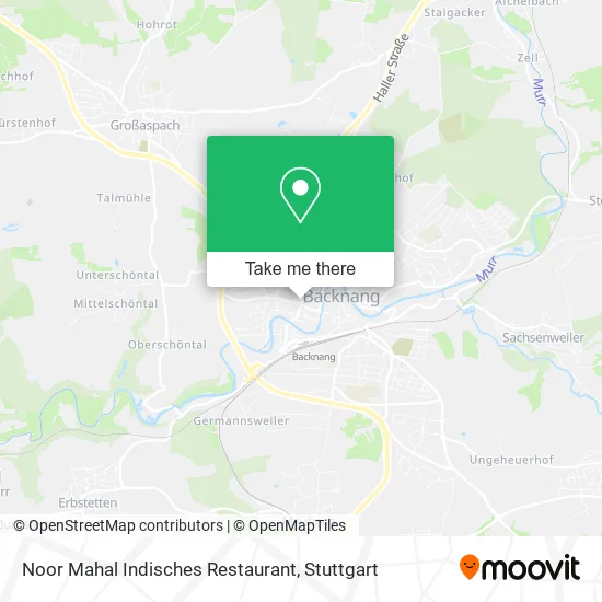 Карта Noor Mahal Indisches Restaurant
