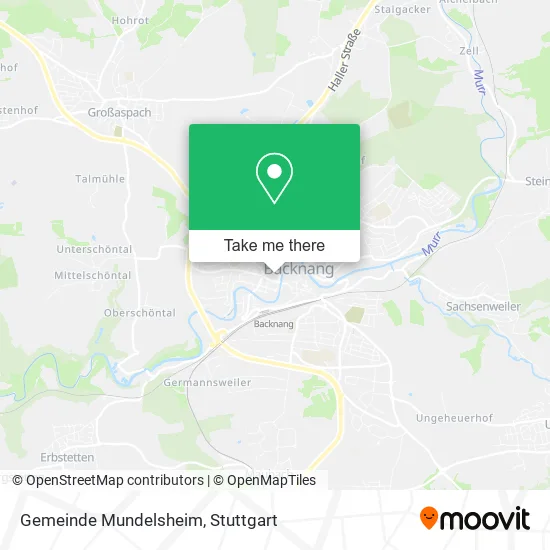Карта Gemeinde Mundelsheim