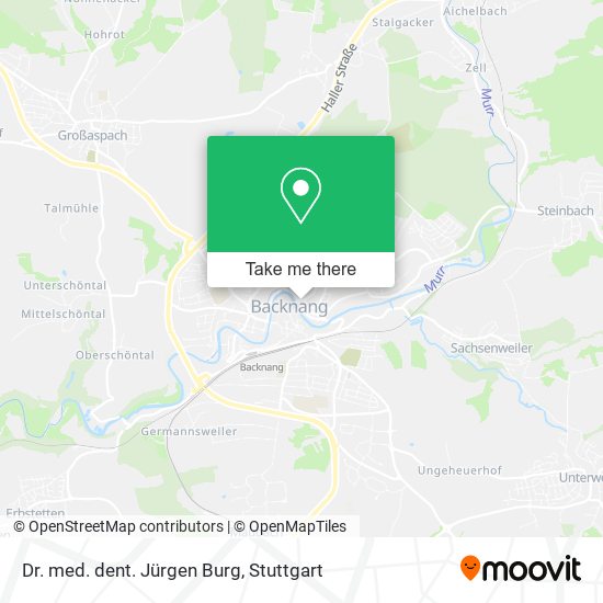 Dr. med. dent. Jürgen Burg map