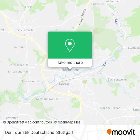 Карта Der Touristik Deutschland
