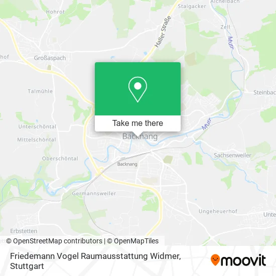 Карта Friedemann Vogel Raumausstattung Widmer