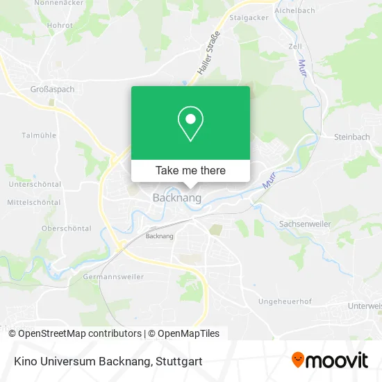 Карта Kino Universum Backnang