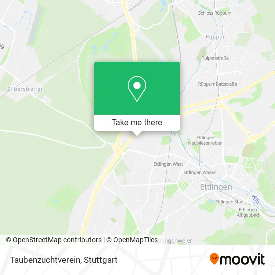 Карта Taubenzuchtverein