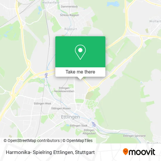 Карта Harmonika- Spielring Ettlingen
