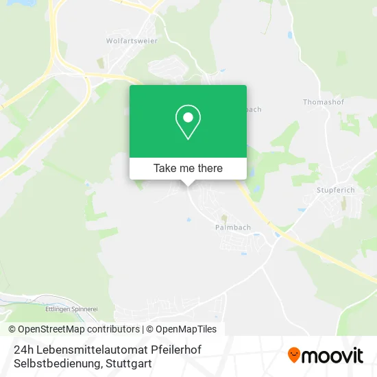 Карта 24h Lebensmittelautomat Pfeilerhof Selbstbedienung