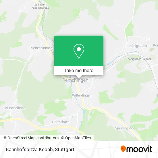 Карта Bahnhofspizza Kebab