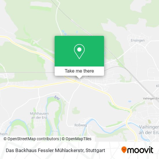 Das Backhaus Fessler Mühlackerstr map