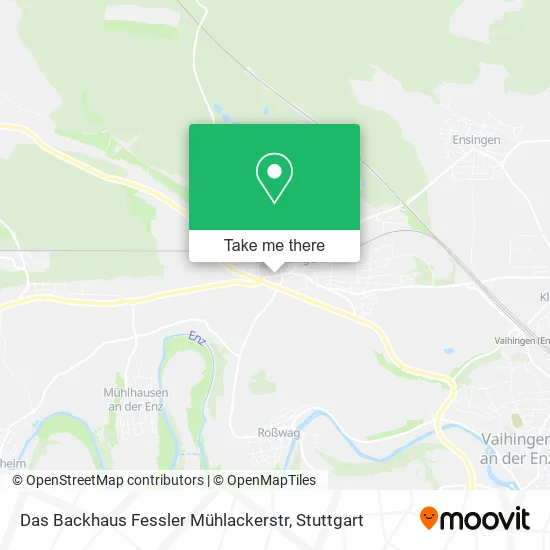 Карта Das Backhaus Fessler Mühlackerstr