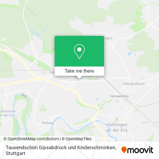Tausendschön Gipsabdruck und Kinderschminken map