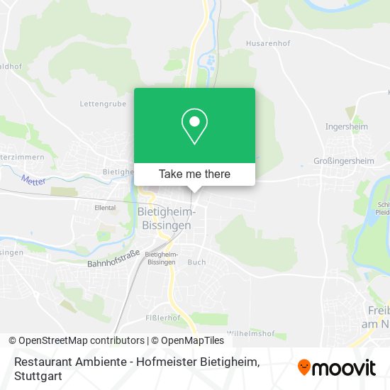 Restaurant Ambiente - Hofmeister Bietigheim map