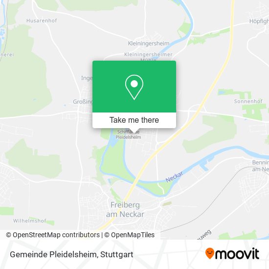 Gemeinde Pleidelsheim map