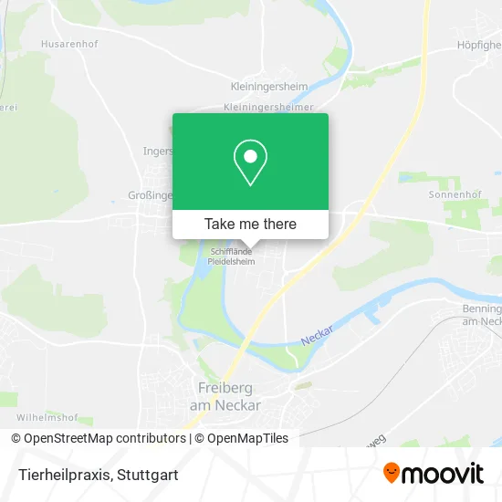 Карта Tierheilpraxis