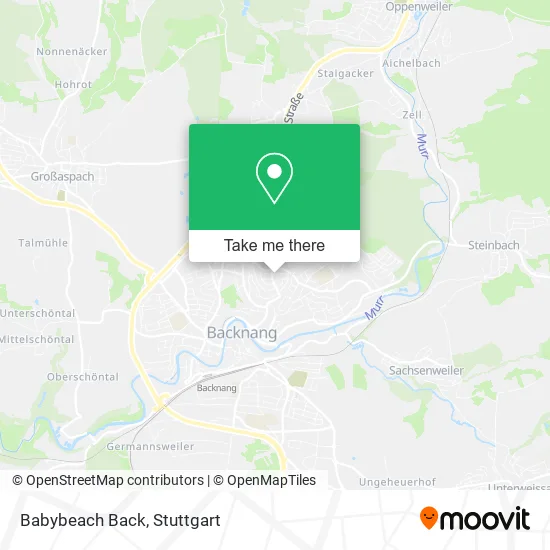 Карта Babybeach Back