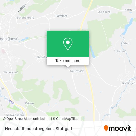 Neunstadt Industriegebiet map
