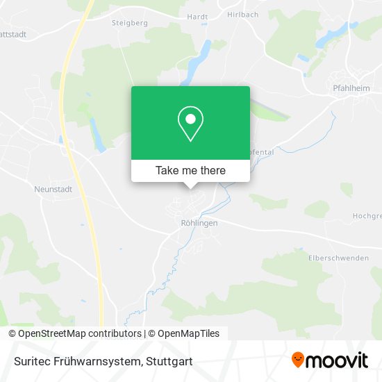 Suritec Frühwarnsystem map