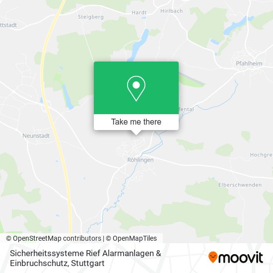 Sicherheitssysteme Rief Alarmanlagen & Einbruchschutz map
