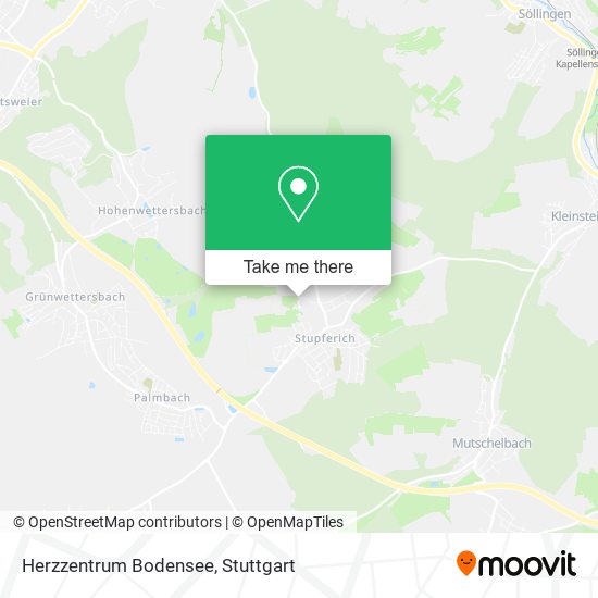 Herzzentrum Bodensee map