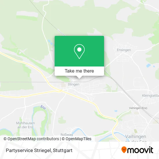 Карта Partyservice Striegel