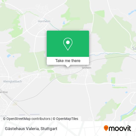 Gästehaus Valeria map