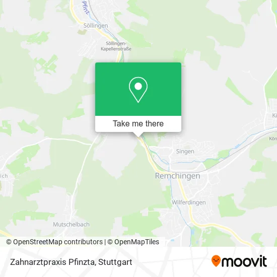 Карта Zahnarztpraxis Pfinzta