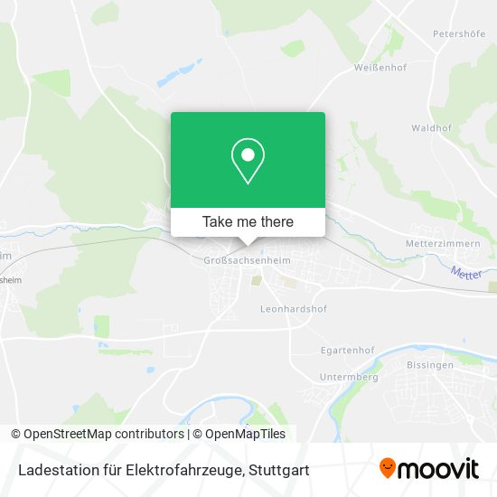 Ladestation für Elektrofahrzeuge map