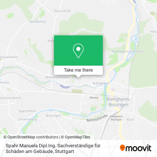 Spahr Manuela Dipl.Ing. Sachverständige für Schäden am Gebäude map